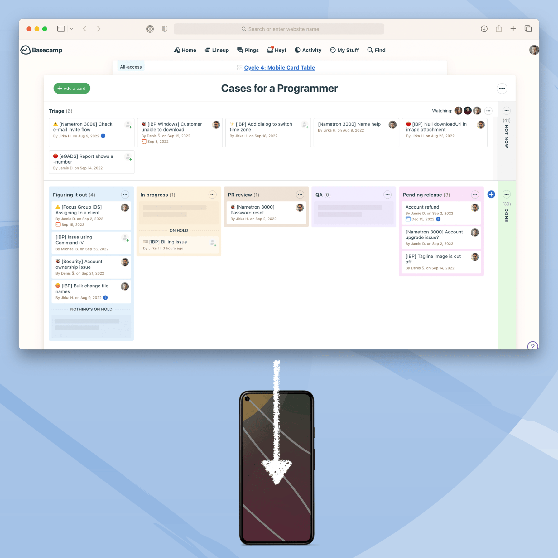 37signals Dev Bringing Card Table to the small screen